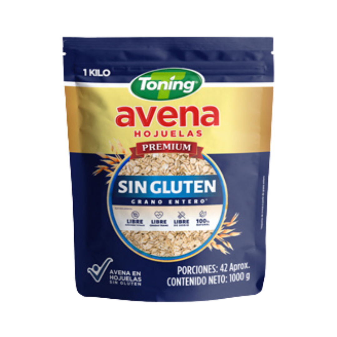 Avena en hojuelas sin gluten 1 kg